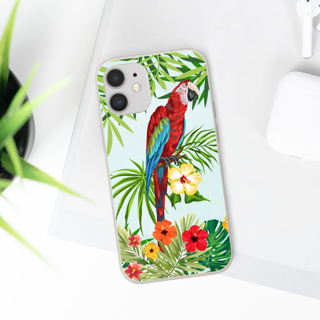 Red Parrot Phone Case - iPhone Case - Samsung Case
