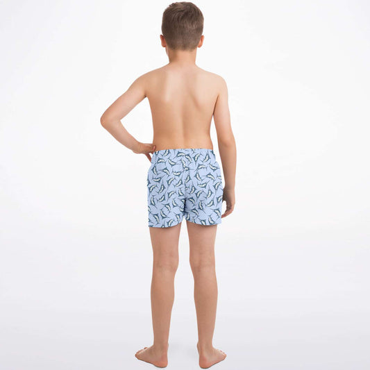 Kids - Boys Blue Marlin Swim Trunks