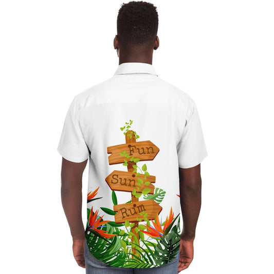 Fun, Sun & Rum Tropical Men's Shirt