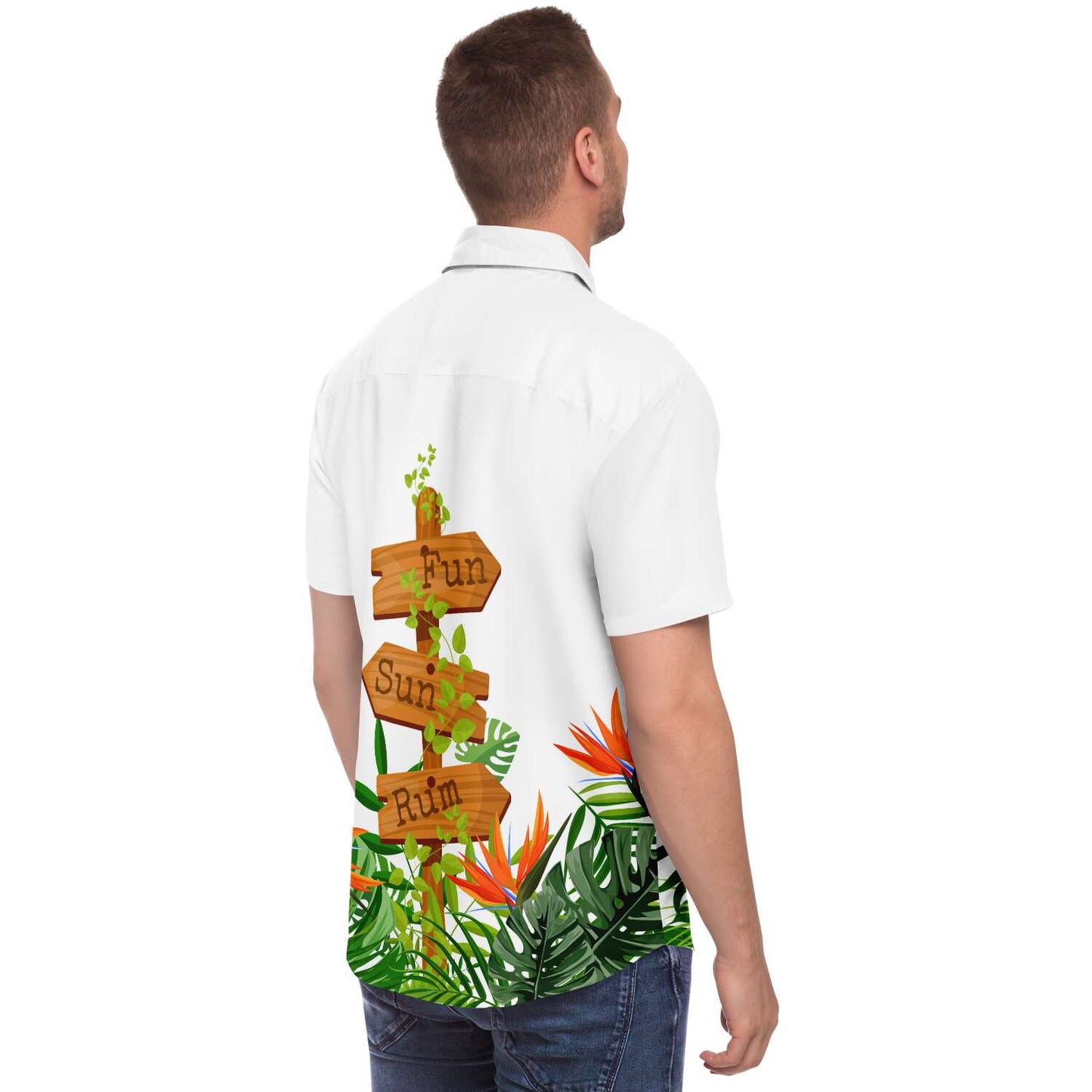 Fun, Sun & Rum Tropical Men's Shirt