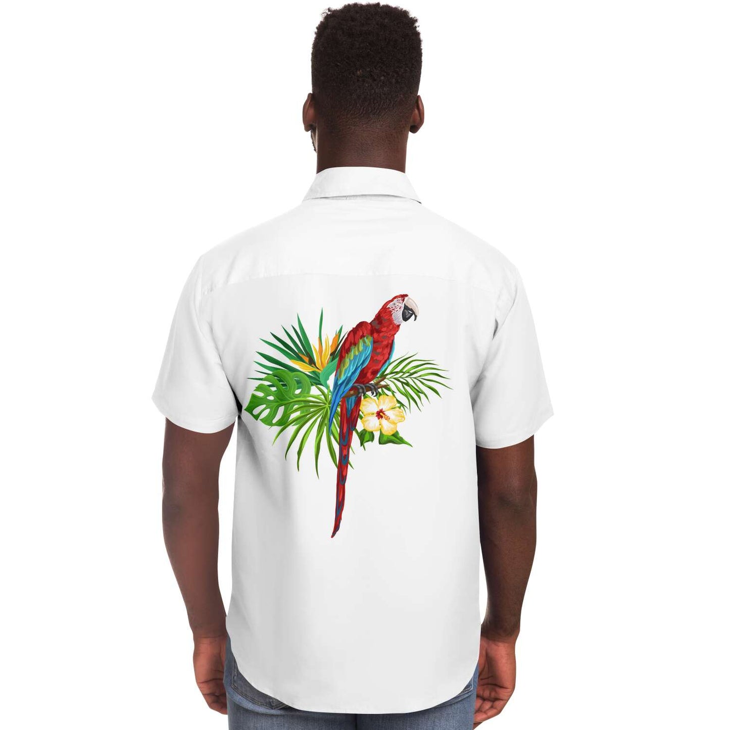 Tropical Parrot Men's Shirt