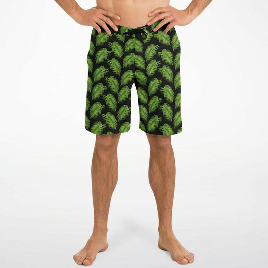 Men's Tropical Leaves Board Shorts
