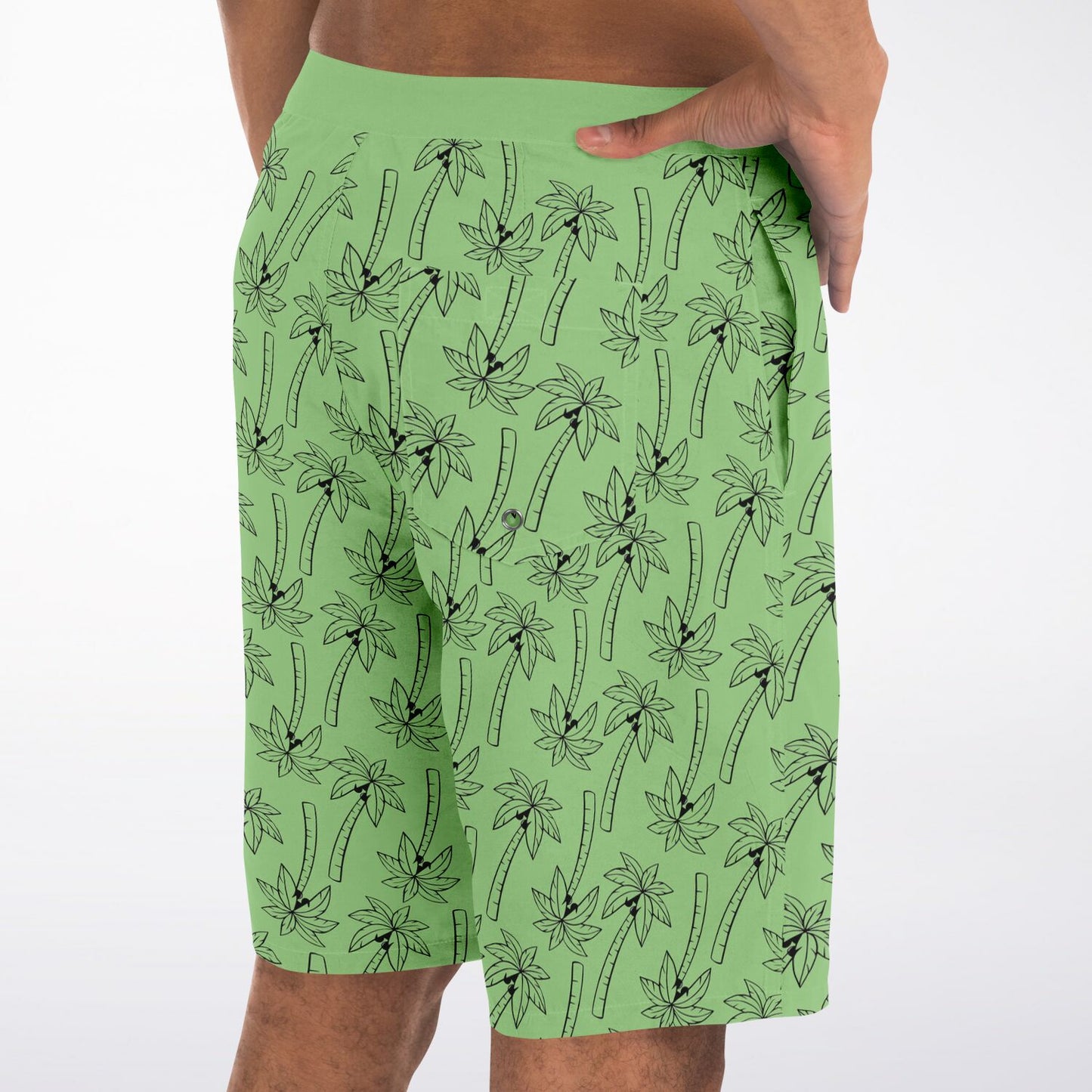 Men's Tropical Palm Tree Board Shorts
