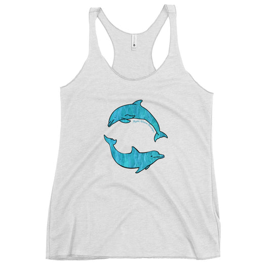 Dolphin's Playing Women's Tank Top