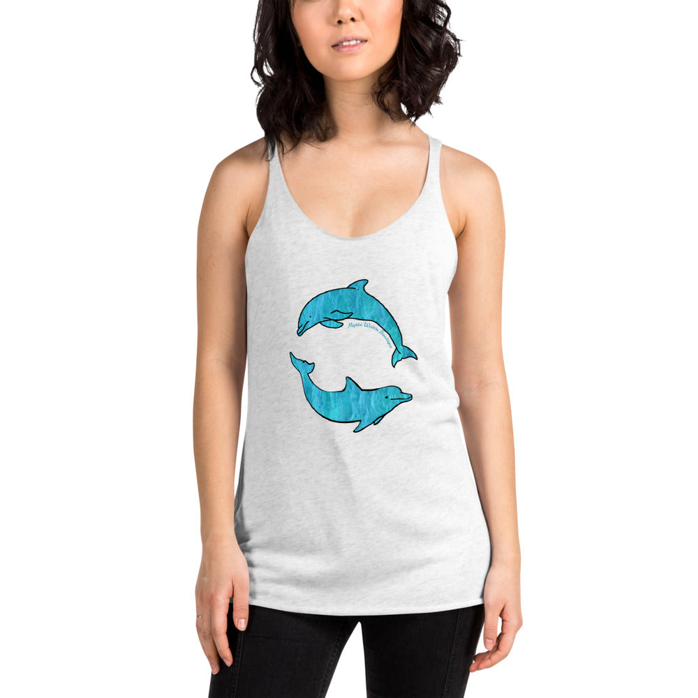 Dolphin's Playing Women's Tank Top