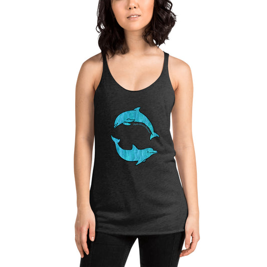 Dolphin's Playing Women's Tank Top