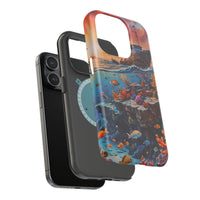 Vibrant Coral Reef Dive Magnetic Tough Phone Cases