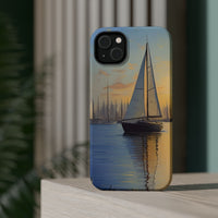 Watercolor Sailboat Magnetic Tough Phone Case