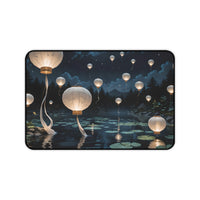 Dreamy Floating Lanterns Desk Mat
