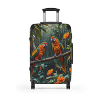 Tropical Parrot Cabin Suitcase