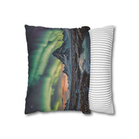 Aurora Mountain Decorative Pillowcase