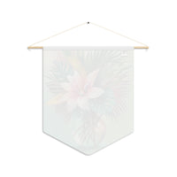 Pastel Lily & Palm Leaves Wall Decor