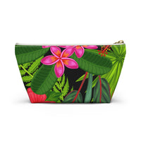 Bird of Paradise & Plumeria Accessory Pouch