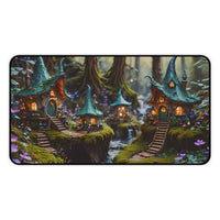 Enchanted Forest Village Desk Mat