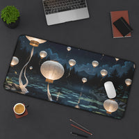 Dreamy Floating Lanterns Desk Mat