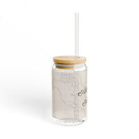 Customize World Map Escapade Sipper Glass