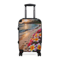 Sunset Plumeria Cabin Suitcase