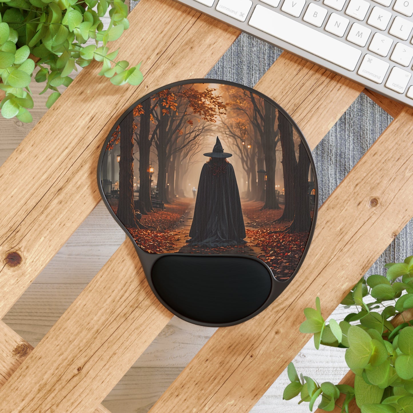 Witch's Wonder Mouse Pad with Wrist Rest