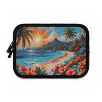 Vibrant Tropical Paradise Laptop Sleeve