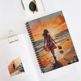 Sunset Beach Walk Notebook Journal