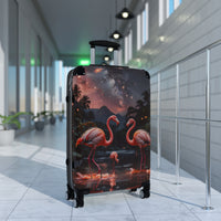 Flamingo Night Cabin Suitcase