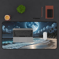 Blue Moon & Beach Desk Mat