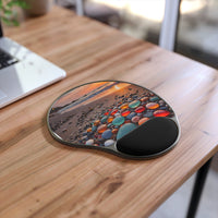 Colorful Sea Glass on the Beach Mouse Pad