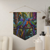 Rainforest Blue Macaws Wall Decor