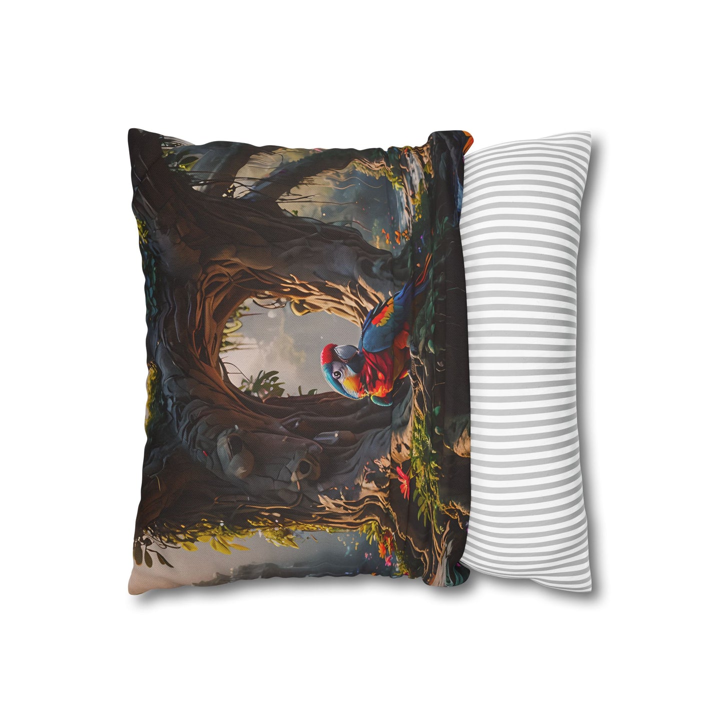 Tropical Paradise Parrot Pillowcase