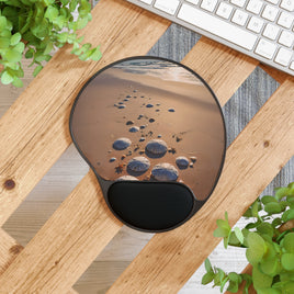 Coastal Beach with Sand Dollar Trail Mouse Pad