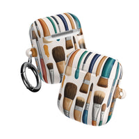 Artistic Paintbrush Pattern AirPods Case