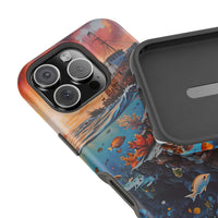 Vibrant Coral Reef Dive Magnetic Tough Phone Cases