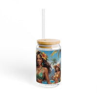 Beach Fun Sipper Glass