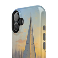Watercolor Sailboat Magnetic Tough Phone Case