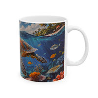 Sea Turtle Ocean Ceramic Mug