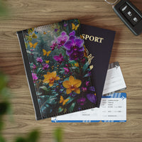 Tropical Orchids Passport Cover