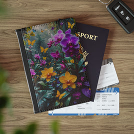 Tropical Orchids Passport Cover
