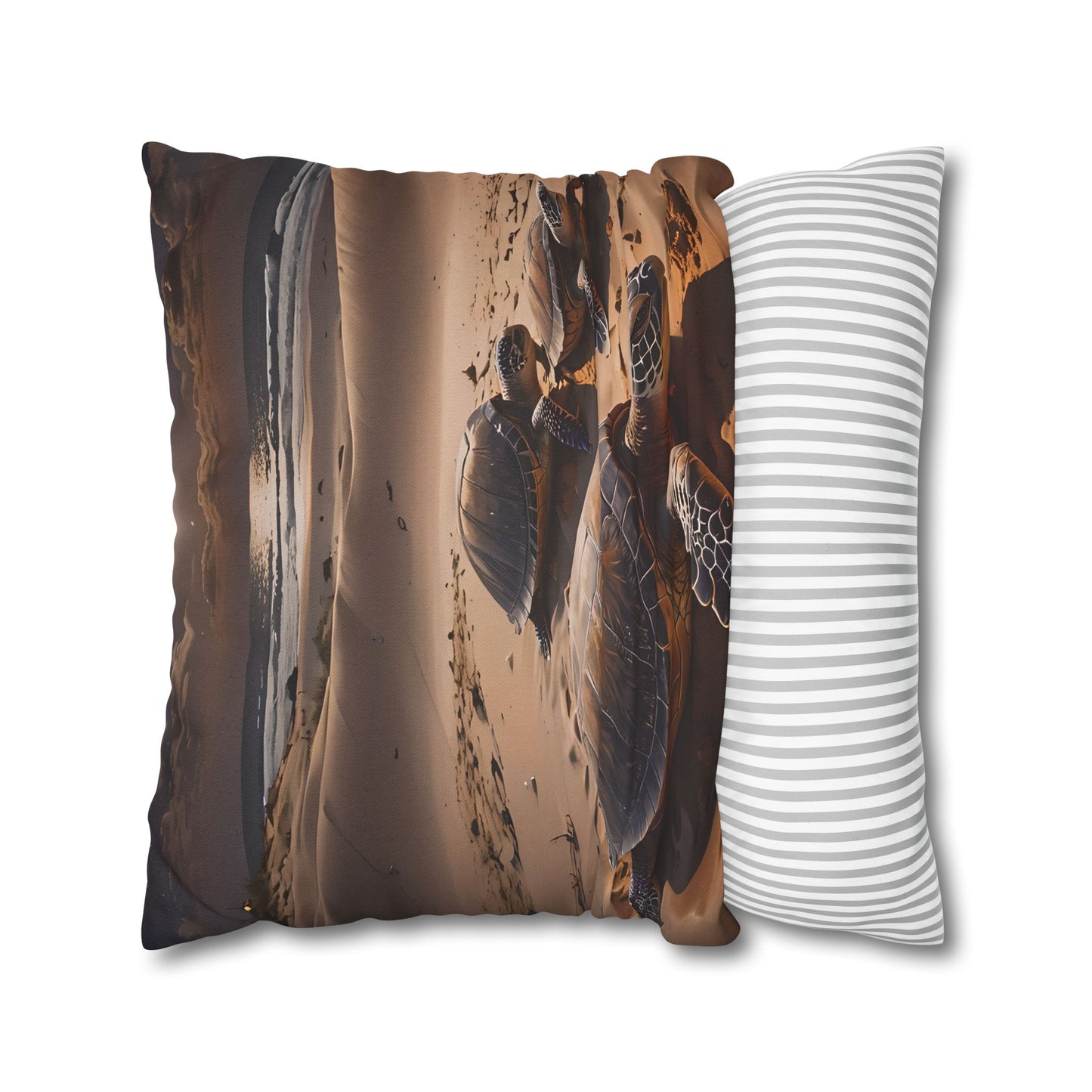 Sea Turtle on the Beach Pillowcase