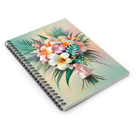 Tropical Floral Bouquet Spiral Notebook