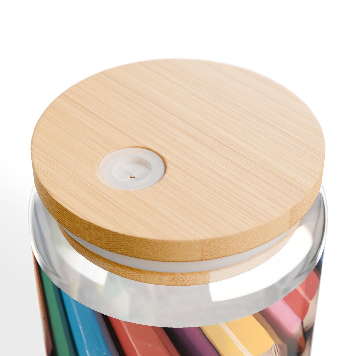 Artist Colored Pencils Sipper Glass