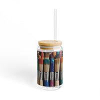 Artist Paintbrush Sipper Glass