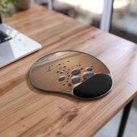 Coastal Beach with Sand Dollar Trail Mouse Pad