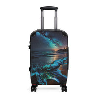 Bioluminescent Beach Cabin Suitcase