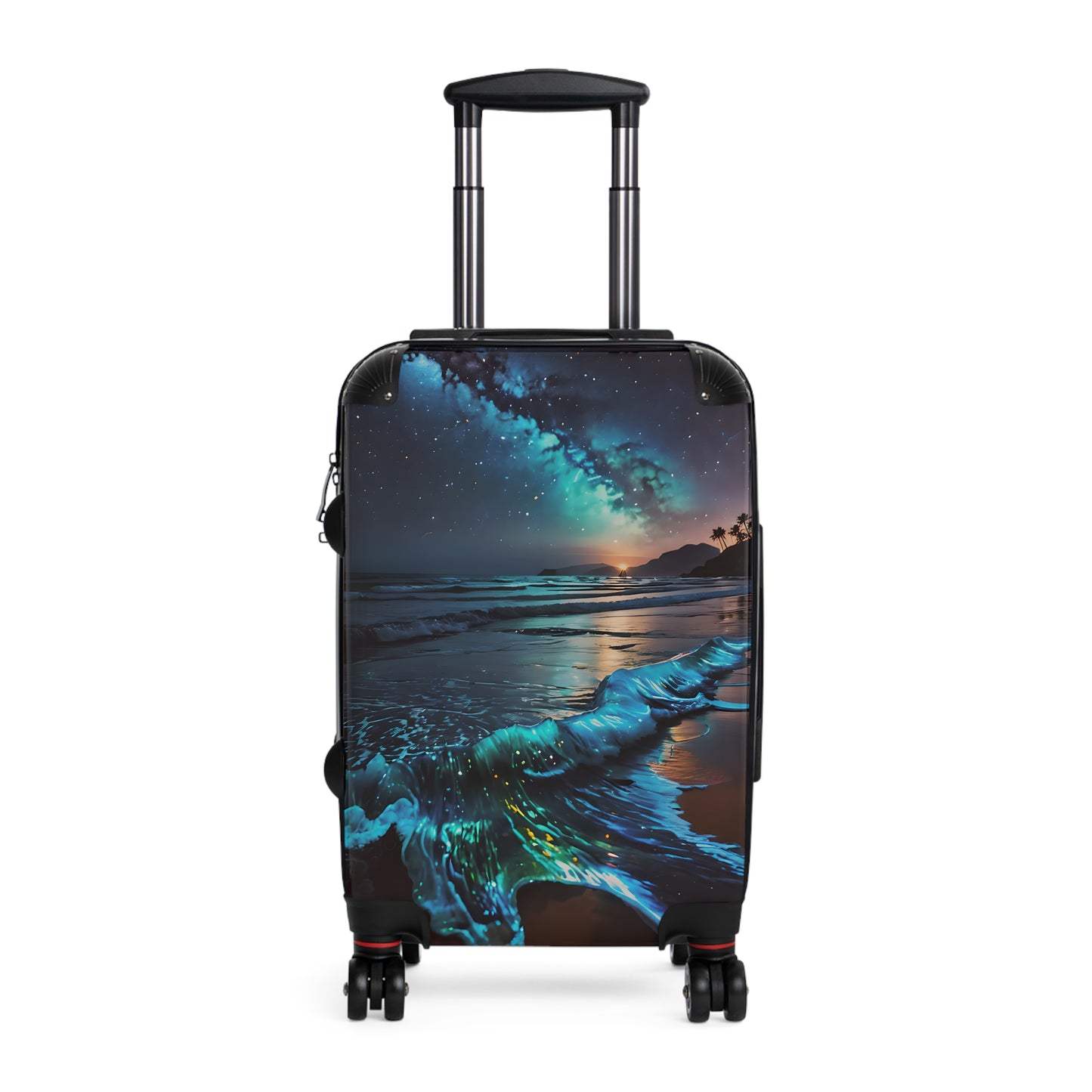 Bioluminescent Beach Cabin Suitcase