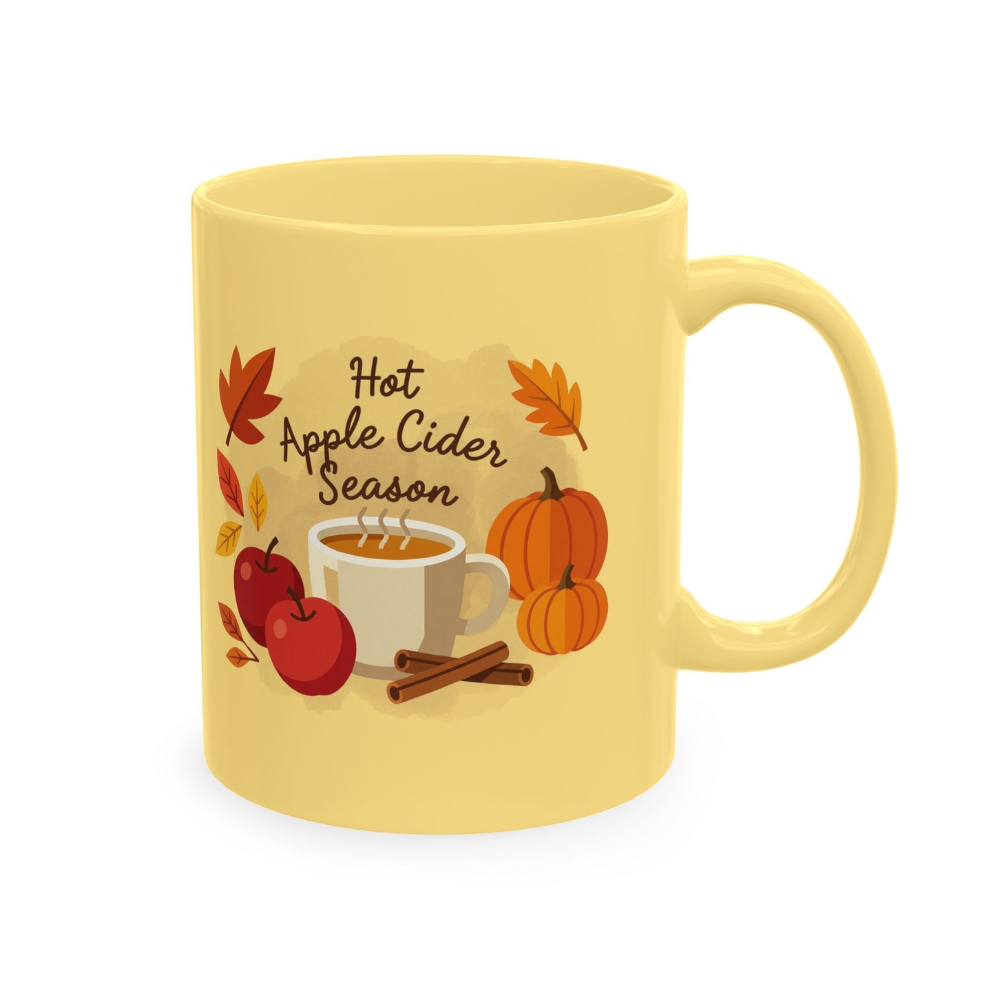 Hot Apple Cider Season Ceramic Mug