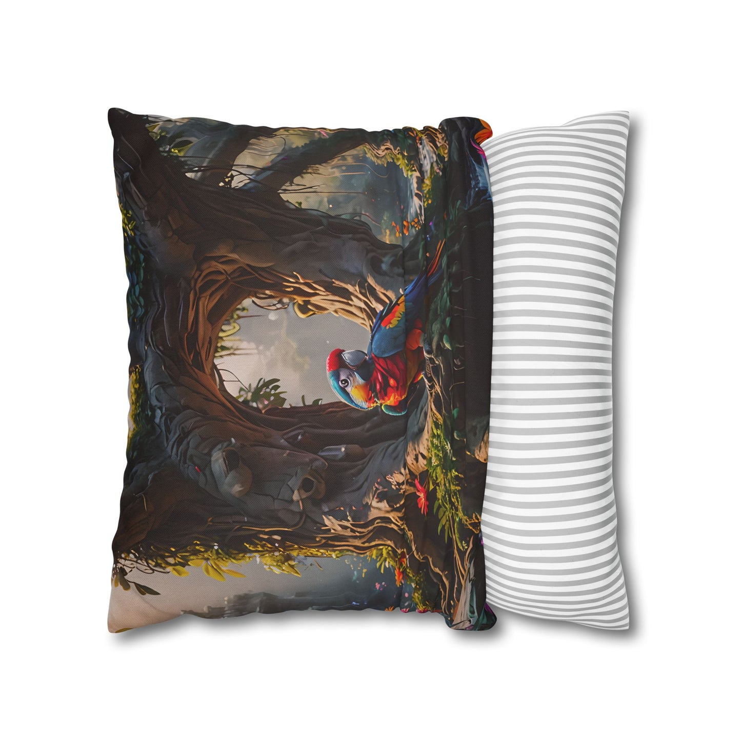 Tropical Paradise Parrot Pillowcase