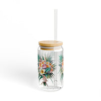 Tropical Bouquet Sipper Glass