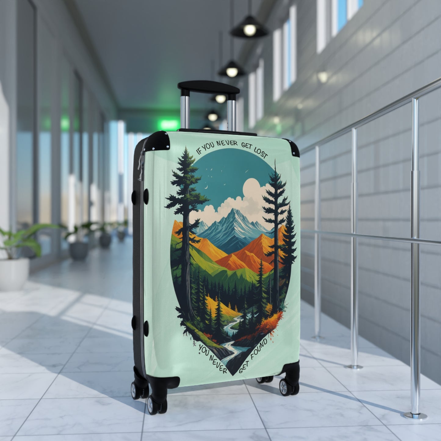 Mountain Adventure Cabin Suitcase