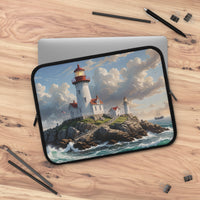 Scenic Coastal Lighthouse Laptop Sleeve