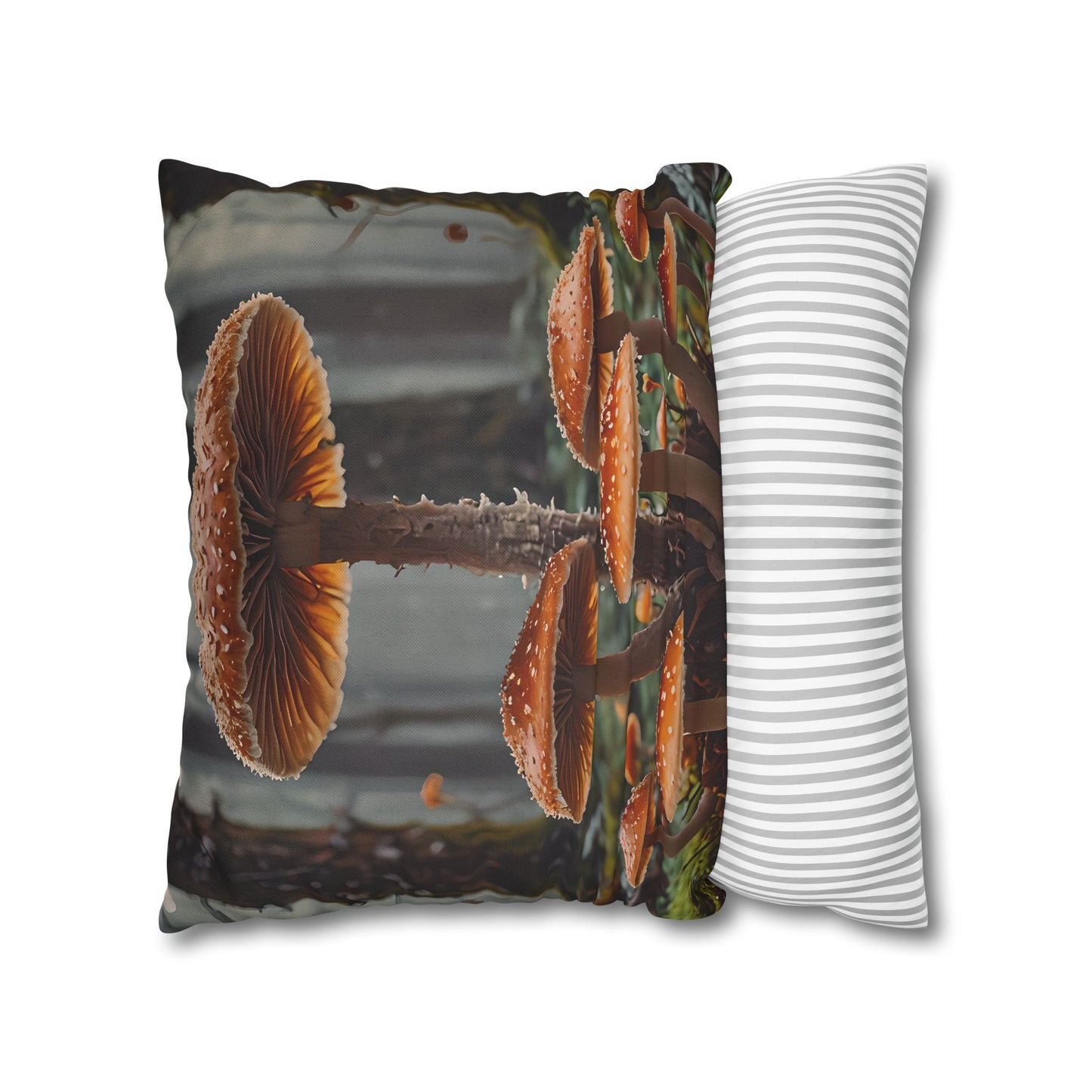 Mushroom Forest Decorative Pillowcase